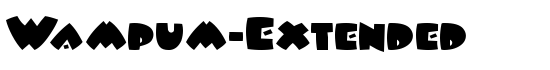 Wampum-Extended - Download Thousands of Free Fonts at FontZone.net