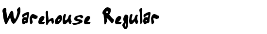 Warehouse Regular - Download Thousands of Free Fonts at FontZone.net