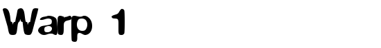 Warp 1 - Download Thousands of Free Fonts at FontZone.net