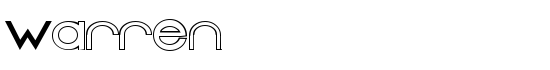 Warren - Download Thousands of Free Fonts at FontZone.net