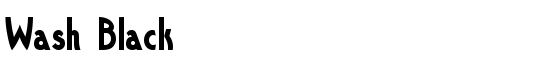Wash Black - Download Thousands of Free Fonts at FontZone.net