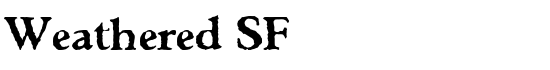 Weathered SF - Download Thousands of Free Fonts at FontZone.net