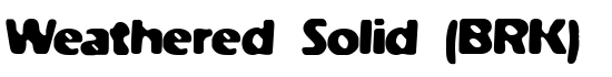 Weathered Solid (BRK) - Download Thousands of Free Fonts at FontZone.net