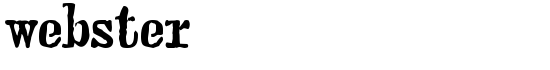 webster - Download Thousands of Free Fonts at FontZone.net