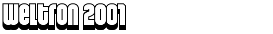 Weltron 2001 - Download Thousands of Free Fonts at FontZone.net