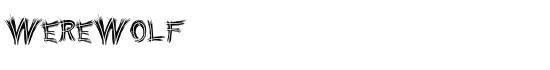 WereWolf - Download Thousands of Free Fonts at FontZone.net