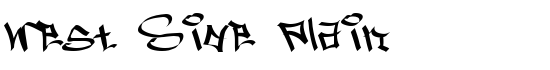 West Side Plain - Download Thousands of Free Fonts at FontZone.net