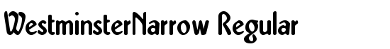 WestminsterNarrow Regular - Download Thousands of Free Fonts at FontZone.net