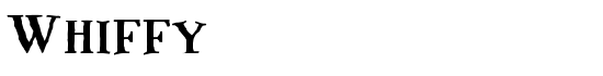 Whiffy - Download Thousands of Free Fonts at FontZone.net