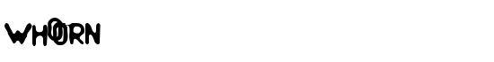 Whorn - Download Thousands of Free Fonts at FontZone.net