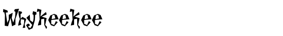 WhyKeeKee - Download Thousands of Free Fonts at FontZone.net