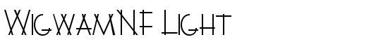 WigwamNF Light - Download Thousands of Free Fonts at FontZone.net
