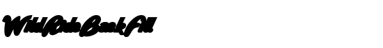 WildRideBackFill - Download Thousands of Free Fonts at FontZone.net