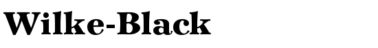 Wilke-Black - Download Thousands of Free Fonts at FontZone.net