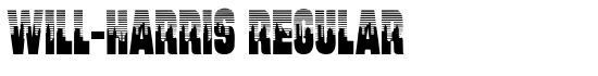 Will-Harris Regular - Download Thousands of Free Fonts at FontZone.net