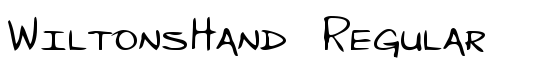 WiltonsHand Regular - Download Thousands of Free Fonts at FontZone.net