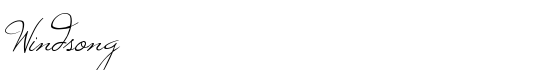 Windsong - Download Thousands of Free Fonts at FontZone.net