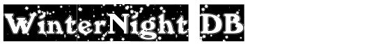 WinterNight DB - Download Thousands of Free Fonts at FontZone.net