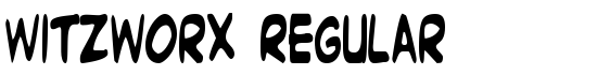 Witzworx Regular - Download Thousands of Free Fonts at FontZone.net