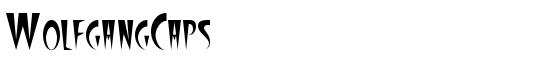 WolfgangCaps - Download Thousands of Free Fonts at FontZone.net