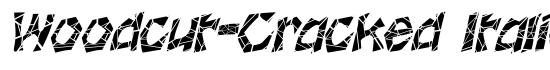 Woodcut-Cracked Italic - Download Thousands of Free Fonts at FontZone.net