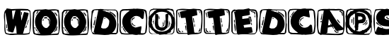 WoodcuttedCapsBlack - Download Thousands of Free Fonts at FontZone.net