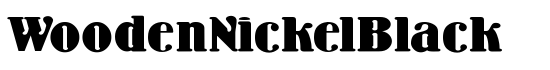 WoodenNickelBlack - Download Thousands of Free Fonts at FontZone.net