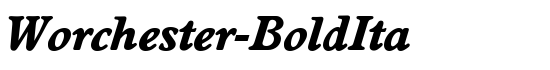 Worchester-BoldIta - Download Thousands of Free Fonts at FontZone.net