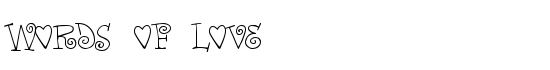 Words of love - Download Thousands of Free Fonts at FontZone.net