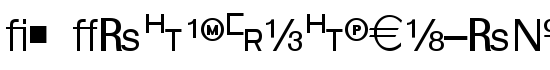 WP TypographicSymbols - Download Thousands of Free Fonts at FontZone.net