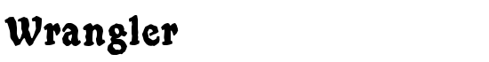 Wrangler - Download Thousands of Free Fonts at FontZone.net