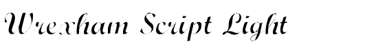 Wrexham Script Light - Download Thousands of Free Fonts at FontZone.net