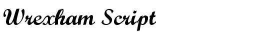 Wrexham Script - Download Thousands of Free Fonts at FontZone.net