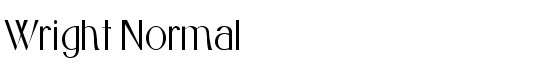 Wright Normal - Download Thousands of Free Fonts at FontZone.net