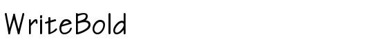 WriteBold - Download Thousands of Free Fonts at FontZone.net