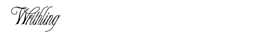 Writhling - Download Thousands of Free Fonts at FontZone.net