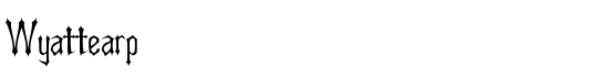 Wyattearp - Download Thousands of Free Fonts at FontZone.net