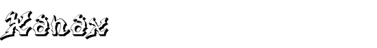 Xanax - Download Thousands of Free Fonts at FontZone.net