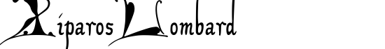 XiparosLombard - Download Thousands of Free Fonts at FontZone.net