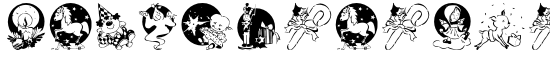XmasPromotionsSymbols - Download Thousands of Free Fonts at FontZone.net