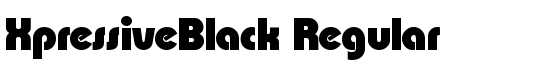 XpressiveBlack Regular - Download Thousands of Free Fonts at FontZone.net