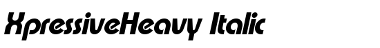 XpressiveHeavy Italic - Download Thousands of Free Fonts at FontZone.net