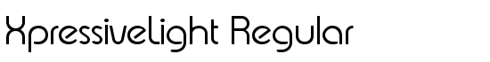 XpressiveLight Regular - Download Thousands of Free Fonts at FontZone.net