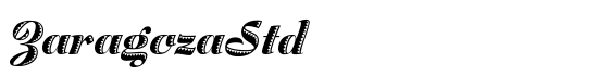ZaragozaStd - Download Thousands of Free Fonts at FontZone.net