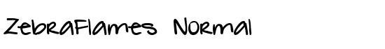 ZebraFlames Normal - Download Thousands of Free Fonts at FontZone.net