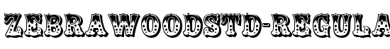 ZebrawoodStd-Regular - Download Thousands of Free Fonts at FontZone.net