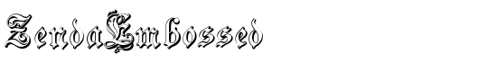 ZendaEmbossed - Download Thousands of Free Fonts at FontZone.net