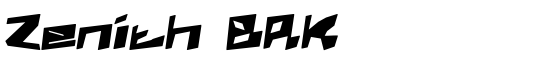 Zenith BRK - Download Thousands of Free Fonts at FontZone.net