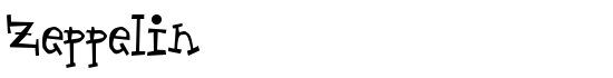 Zeppelin - Download Thousands of Free Fonts at FontZone.net