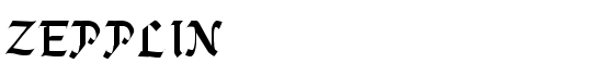 ZEPPLIN - Download Thousands of Free Fonts at FontZone.net
